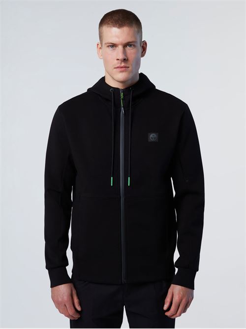 HOODED FULL ZIP SWEATSHIRT W/LOGO NORTH SAILS | 691267/999